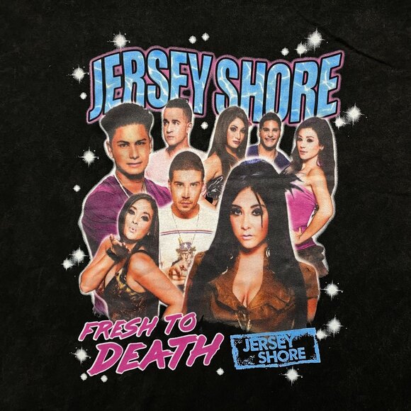 MTV Jersey Shore Fresh to Death Mineral Wash Tee XL - Picture 2 of 4